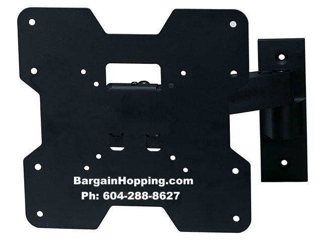 24" - 40" Full Motion Tilting Swiveling TV Bracket Wall Mount - Click Image to Close
