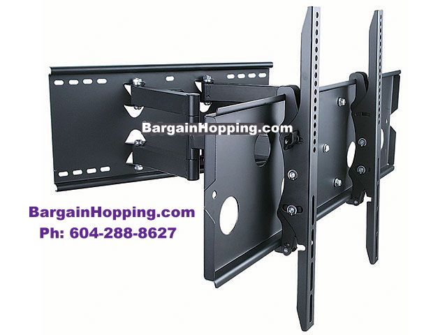 36"-70" Full Motion Articulating Swivel TV Bracket Wall Mount - Click Image to Close