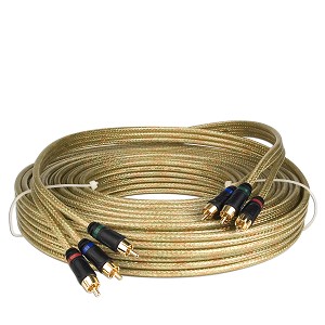 50' GoldX PlusSeries Hi-Def Component (M) to (M) Video Cable w/P
