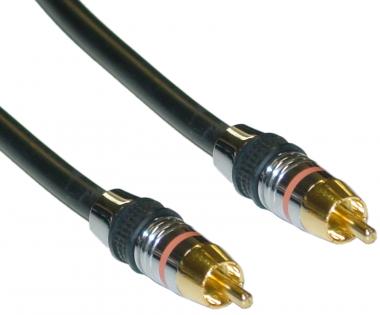 6ft Coaxial Audio Video RCA CL2 Rated Cable RG6U Gold Connector