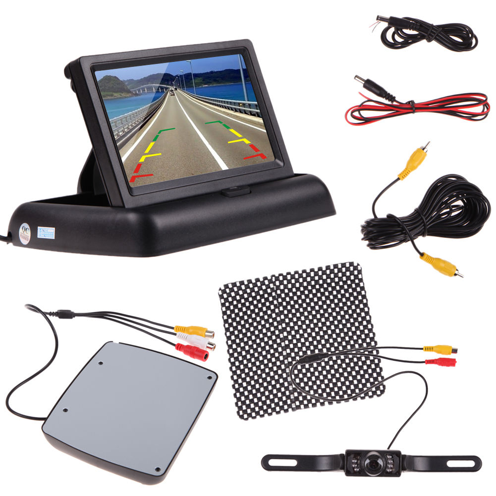 4.3'' Car LCD Monitor Rear View Kit With Camera - Click Image to Close