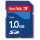 SanDisk 1GB Secure Digital Memory Card - Click Image to Close