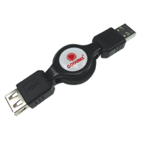 Wellson Retractable USB type A Male -Fmeale Cable