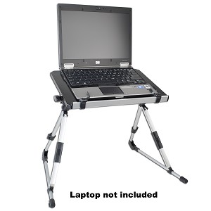 Laptop Caddy Portable Adjustable Folding Computer Desk w/200mm B