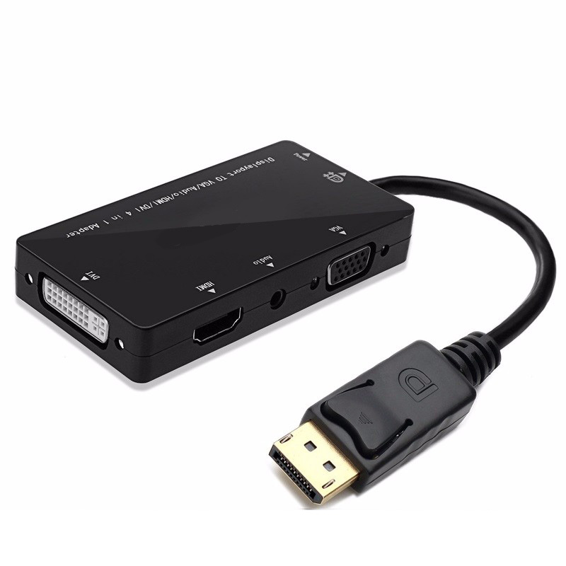 DisplayPort to HDMI / DVI / VGA Passive Video Converter Adapter