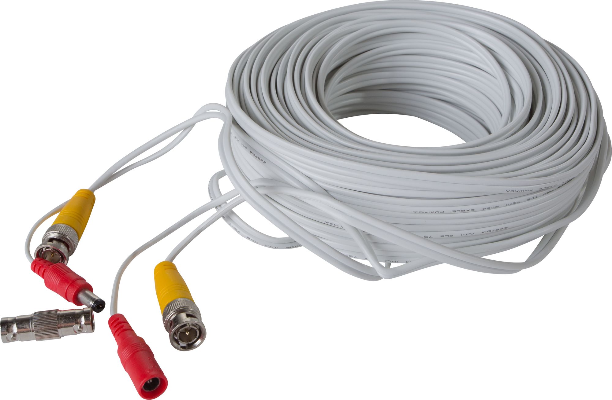 100ft BNC Video & Power Cable For Security Surveillance Cameras
