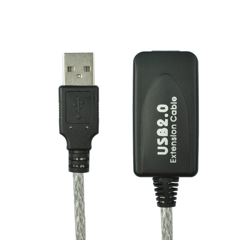 15FT USB Extenstion Cable With Booster Extender M-F - Click Image to Close