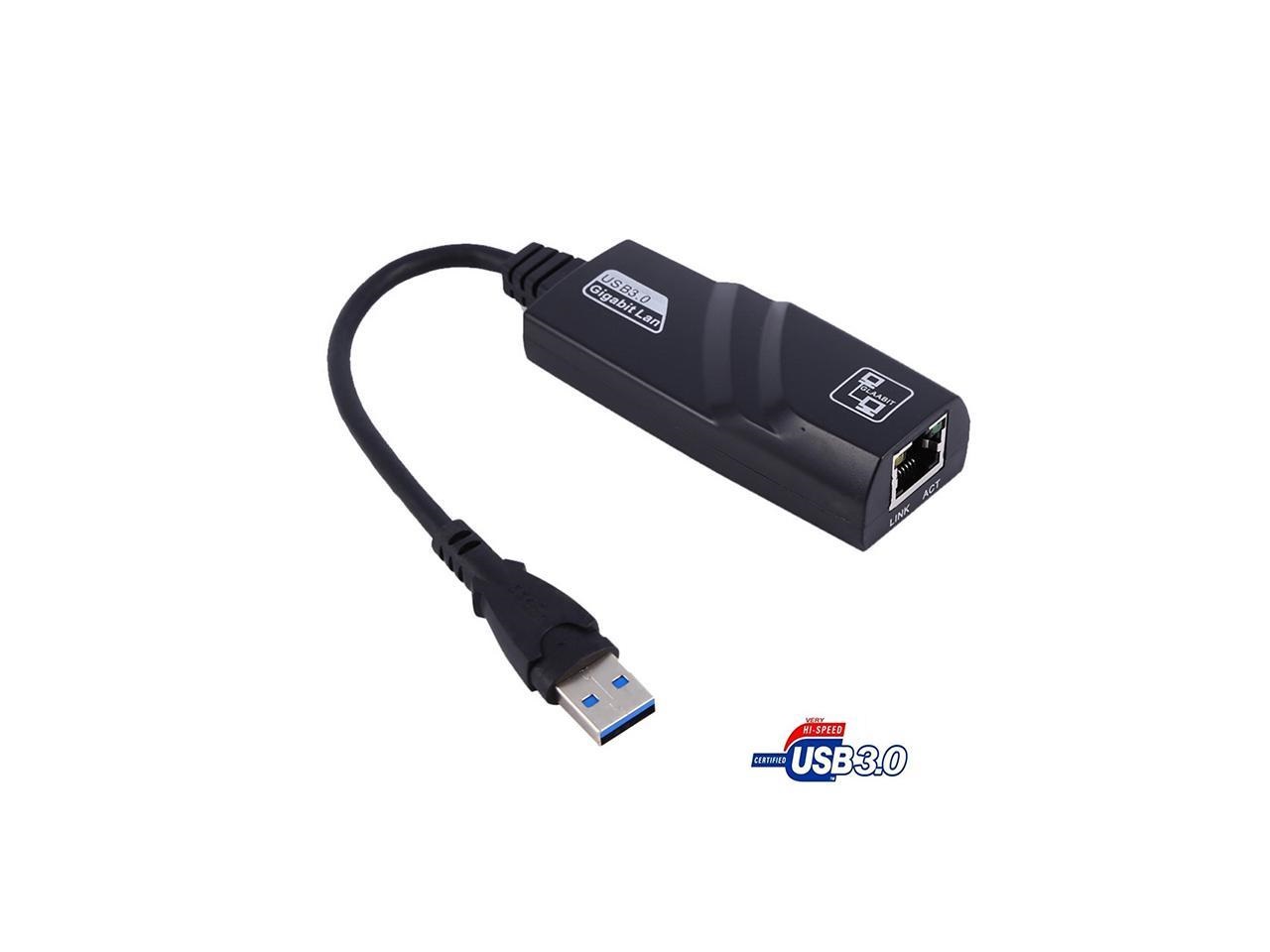 USB 3.0 To Gigabit Ethernet RJ45 LAN (10/100/1000) Mbps Adapter