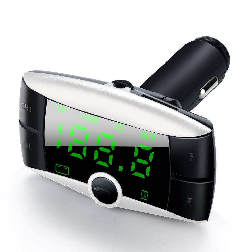 Bluetooth Hands Free FM Transmitter USB Charger SD MP3 Player