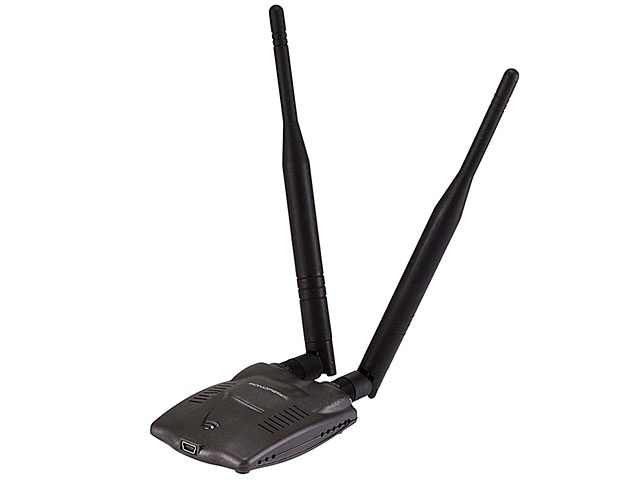 USB Wireless Lan 802.11N High Power Adapter w/ 2 Antenna