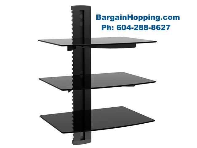 - 3 Tier Audio Video Component DVD Shelf Bracket