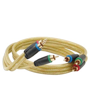 3' GoldX PlusSeries Hi-Def Component (M) to (M) Video Cable w/24