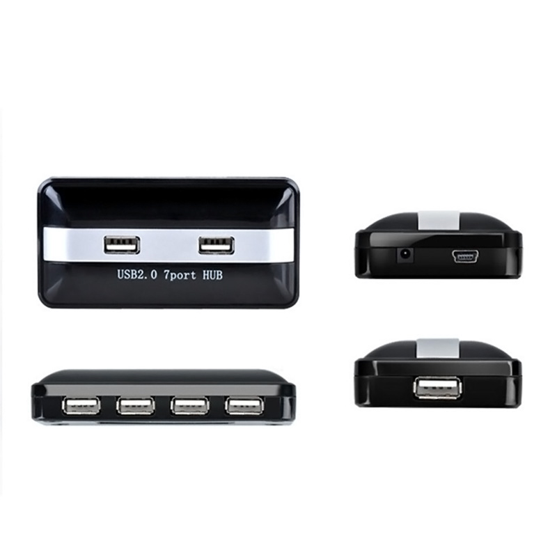 7-Port USB 2.0 HUB w/ AC adapter