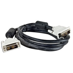 5' DVI to DVI Single Link Video Cable (Black/White)