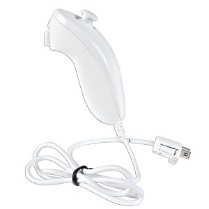 Nintendo Wii Nunchuk Controller (White) - Click Image to Close