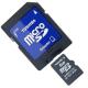 Toshiba 1GB MicroSD/TransFlash Memory Card w/Adapter - Click Image to Close