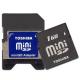 Toshiba 1GB MiniSD Memory Card w/Adapter