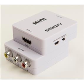 HDMI TO AV RCA Scaler Adapter HD Video Composite Converter